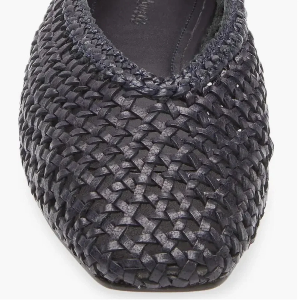 Madewell Mylie Hand Woven Leather Ballet Flats 8.5 - Picture 3 of 7